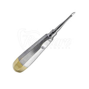 Elevador de Raíces Dentales Duradero con Punta Curva, Instrumento de Cirugía Dental, Autoclavable a Alta Temperatura, Herramienta para Dentistas - Product Image 2