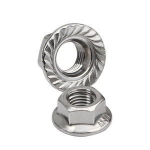 Serrure hexagonale à bride dentelée aveugle en acier inoxydable M2 M3 M4 M5 M6 M7 M8 M9 M10 M15 M30 Insert T Écrous hexagonaux à bride pour meubles - Product Image 2