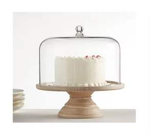 Présentoir de table de mariage en bois de support de gâteau de résine de tourbillon bleu de forte demande pour le dessert d'anniversaire - Product Image 5