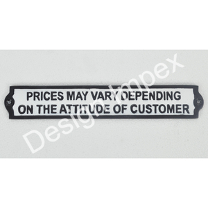 Tendencia Toma mi consejo No lo uso de todos modos Letrero de metal Fácil de montar y extraíble Hierro fundido Venta al por mayor Letrero general Letreros de pared - Product Image 4