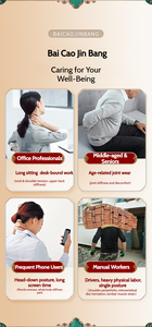 Thảo dược huyệt kinh tuyến vá da Đen Thạch cao ấm trị liệu giảm đau thuốc cho bên ngoài sử dụng spa chăm sóc sức khỏe OEM ODM - Product Image 5