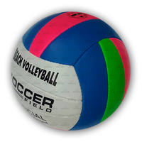 Balón de Fútbol de Playa para Niños, Talla 5, de Alta Calidad, PU+PVC de 3 Capas, con Logotipo, Impermeable, Color Personalizable