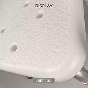 Chaise de douche à montage sans outils pour <span class=keywords><strong>personnes</strong></span> <span class=keywords><strong>âgées</strong></span>, siège de bain réglable avec dossier et accoudoirs - Product Image 6