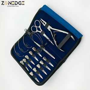 New Best Products Hair Extension <b>Pliers</b> With Hair Sectioning <b>Clips</b> and Loop Hair Cutting Solid Scissor With <b>C</b> Type Needles - Product Image 5