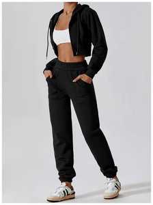 Chándales de Invierno para Mujer de Talla Grande con Logotipo Personalizado de Alta Calidad, Diseño Estampado Bordado, 100% Algodón, Ropa Deportiva - Product Image 3