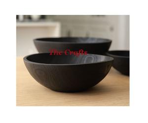 Juego de tres cuencos para servir de acero inoxidable y resina, vajilla decorativa de tamaño y forma personalizada, cuenco de chocolate - Product Image 4