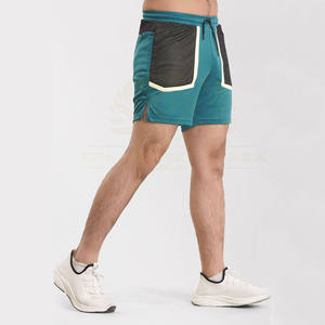Short en maille vierge de haute qualité personnalisé pour hommes basket-ball vierge été cordon extérieur imperméable respirant short en maille - Product Image 3