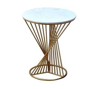 Customized fancy design metal <b>gold</b> coffee <b>table</b> wholesale for office home restaurant living room garden decoration hot selling - Product Image 1