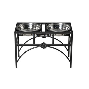 Antique Design Feeding <b>Dog</b> <b>Bowls</b> Excluisve Quality <b>Stainless</b> <b>Steel</b> <b>Dog</b> <b>Bowls</b> With Stand At Attractive Price - Product Image 4