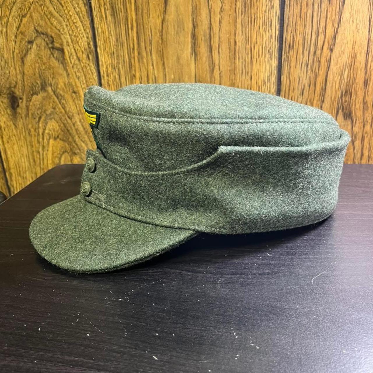 WW2 German M43 Cap German Army M43 Heer Field Ski Cap – WW2 Reproduction In Field Grey Wool, All Sizes Original WW II US Field Gear & Equipment - Foto 7