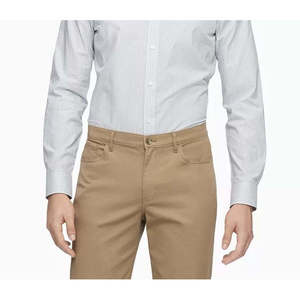 Camicia Elegante a Righe Calvin Klein da Uomo, Taglia XL, Vestibilità Slim, Elasticizzata, 100% Cotone Popeline Antipiega, Bianca, ODM - Product Image 3