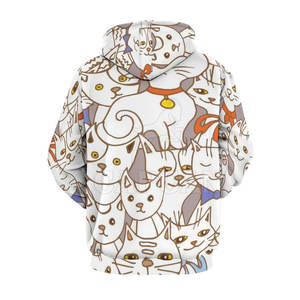 Sweat à capuche Anime à impression numérique 3D tendance pour hommes avec motif uni et cool Col à capuche confortable pour l'hiver Logo personnalisable - Product Image 2