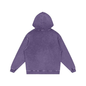 Marque privée de streetwear pour hommes sweat à capuche/basique délavé à l'acide, vêtements d'hiver en coton mélangé, sweat à capuche confortable et doux pour hommes délavé à l'acide - Product Image 2