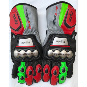 Gants de moto en cuir de vachette Gants de moto Motocross Équipement de protection Gants de course avec logo personnalisé - Product Image 6