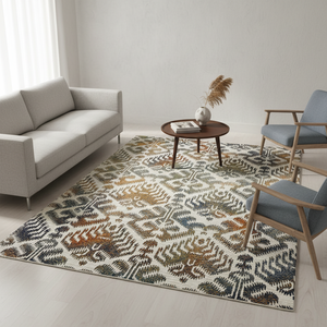 Alfombra Erdenet Mongolian 100% Lana Ecológica Alfombra hecha a máquina-Miracle Collection No:2 - Product Image 3