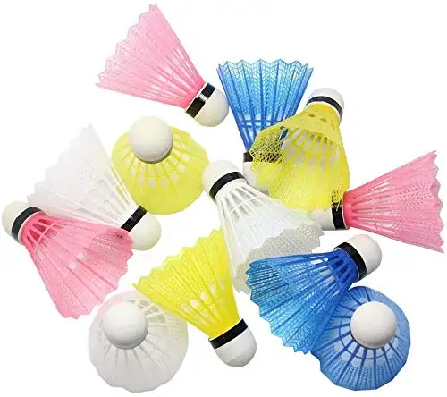 Individueller professioneller Badminton-Shuttlecock Ballkopf Feder Logo Kunststoff Badminton-Shuttlecock nach Standard International