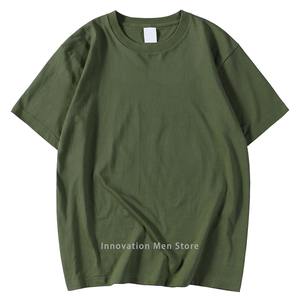 Camiseta Personalizada de Cuello en V para Hombre, Estilo Vintage, Lavado Ácido, 180/190 g/m², 100% Poliéster, Talla Grande, Corte Regular, Transpirable y Ecológica - Product Image 1