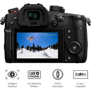 Appareil photo hybride avec objectif 12-60mm F2.8-4.0, streaming sans fil, batterie supplémentaire pour l'enregistrement vidéo et photo, capteur CMOS, boîtier - Product Image 4