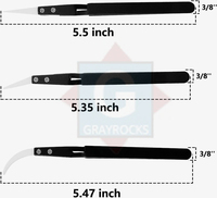 Pincettes en céramique industrielles DIY Gray Rocks, antistatiques, en acier inoxydable, résistantes aux hautes températures, OEM ODM, garantie 1 an
