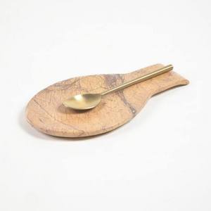 Kitchen Tools <b>Wood</b> & Marble Spoon Rest Metal Kitchen Holder for <b>Spatulas</b> Spoons Tongs More - Product Image 1