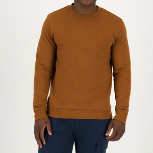 เสื้อกันหนาวสำหรับผู้ชายเสื้อสเวตเชิ้ตสีพื้นสำหรับผู้ชายพิมพ์โลโก้ขนาดโอเวอร์ไซส์ออกแบบได้ตามต้องการ - Product Image 1