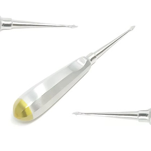 Bernard Dental Chirurgie Dentaire Bêche Droite Concave Racine Pointe Ascenseur #60 Or - Product Image 2