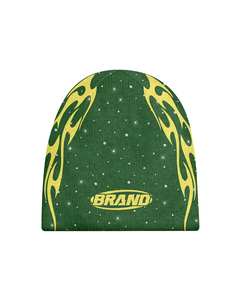 New Trending Custom Brand Logo Rhinestone Beanie Manufacturers All Over Rhinestone Jacquard Winter Beanie Cap <b>Knit</b> <b>Hat</b> - Product Image 1