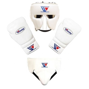 Chiến thắng mới đến da đấm bốc thiết bị <span class=keywords><strong>3</strong></span> mảnh sparring Gear Set với móc và vòng lặp đóng cửa cho võ thuật SANDA Wushu - Product Image 5