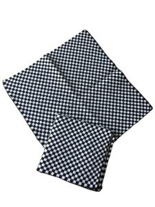 100% coton biologique écologique uni Jacquard tricoté ensemble d'essuie-mains jetables Logo personnalisé cuisine chiffon de nettoyage et serviettes - Product Image 3