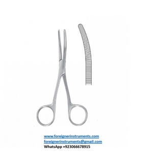 Pinces à panssages courbées Bryant 130 mm, ensemble d'instruments chirurgicaux manuels en acier inoxydable - Product Image 3