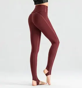 Leggings de yoga pour femmes élégants et solides avec taille mi-haute et tissu respirant pour l'entraînement physique et le confort quotidien - Product Image 5