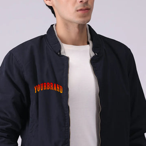 Vestes en cuir de baseball varsity personnalisées pour hommes, col montant, réversible, imperméable, patchwork - Product Image 5