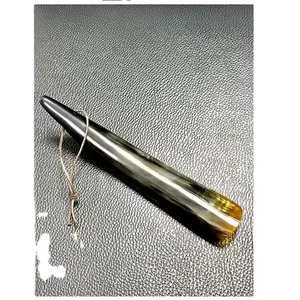 Premium Black And Gold Shade Horn <b>Shoe</b> Lifter With Natural Texture <b>For</b> Effortless <b>Shoe</b> Entry Comfortable <b>Grip</b> And Timeless Style - Product Image 1