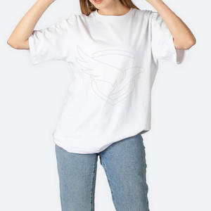 Camiseta extragrande de verano de último diseño 2025, Camiseta extragrande de algodón y poliéster, Camiseta extragrande con logotipo personalizado al por mayor - Product Image 1