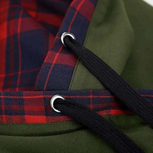 Pull-over à capuche long en coton biologique personnalisé pour femmes Sweat-shirt d'hiver avec poche Fournisseur en gros OEM ODM - Product Image 4