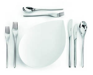 Marble Handle Tabletop Decorative <b>Copper</b> Finished Cutlery Sets With Metal Handle for Luxury Restaurants <b>Kitchen</b> <b>Utensils</b> - Product Image 3