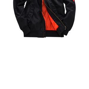 Direct Manufacturer's Lightweight Reversible Rib Knit Windproof Breathable Slim Fit <b>Varsity</b> <b>Bomber</b> <b>Jacket</b> <b>Men</b> Streetwear Pocket - Product Image 6