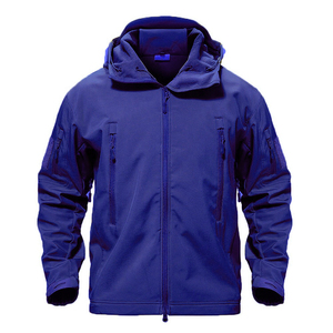 Coupe-vent à capuche en polaire imperméable pour hommes, manteau de pluie à capuche en molleton, vestes softshell OEM, sports d'hiver, veste softshell pour hommes d'extérieur - Product Image 4