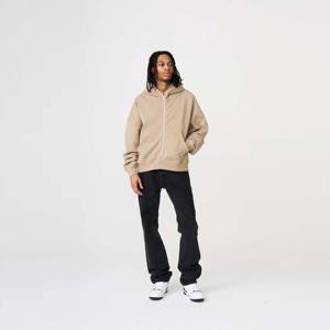 Sweat à capuche unisexe surdimensionné et lourd à fermeture éclair intégrale-Confortable, doux et idéal pour les tenues décontractées, les activités de plein air et la détente - Product Image 3