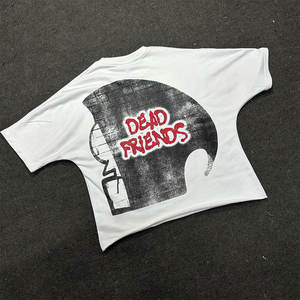 T-shirt imprimé OEM/ODM pour hommes 100% Coton Logo Impression personnalisée de haute qualité T-shirt Vintage Boxy - Product Image 2