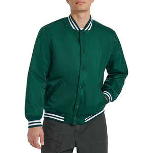 Chaqueta Universitaria para Hombre Más Vendida, con Logotipo Personalizado, Cuello con Estampado, Ropa de Moda para Exteriores, Chaqueta de Béisbol Universitaria para Hombre - Product Image 2