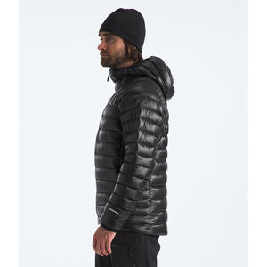 Doudoune noire de haute qualité 2026 avec capuche, style streetwear hiver, manteau matelassé avec logo frontal, nouveau style extérieur pour homme - Product Image 2