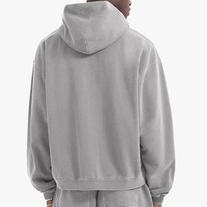 <b>Vintage</b> Zipup Hoodies Manufacturers Unisex <b>Hoodie</b> Puff Print French Terry Cotton Heavyweight Cropped <b>Zip</b> <b>up</b> <b>Hoodie</b> - Product Image 6