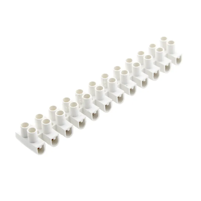 Screw Terminal Blocks 12 Ways Polypropylene 3A 6A 10A 16A 20A 30A Brass Wire Terminal Connectors