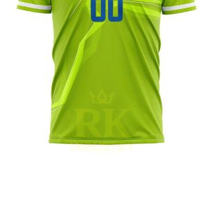 ผ้าโพลีเอสเตอร์100% น้ำหนักเบาเสื้อกีฬาออกแบบได้เองสำหรับงานกิจกรรมของสโมสรการพิมพ์ซับลิเมชันแบบแห้งเร็ว - Product Image 4