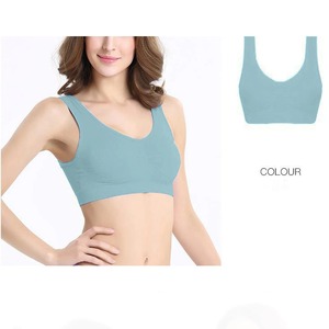 Lot de 3 soutiens-gorge de sport sans couture Soutien-gorge de yoga avec coussinets amovibles pour femmes - Product Image 5