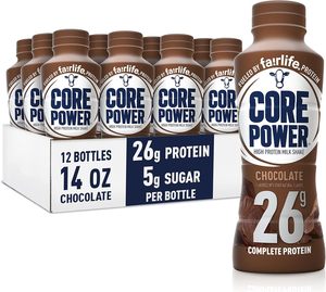 Batido de Proteína Core Power, Chocolate, Botella de 26 g, 14 oz, Paquete de 12 - Product Image 4