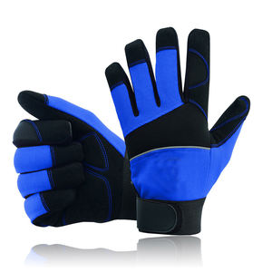Vente chaude Prix bas Gants de mécanicien automobile en cuir véritable résistant Gants de travail industriels utilitaires personnalisés pour l'extérieur - Product Image 2