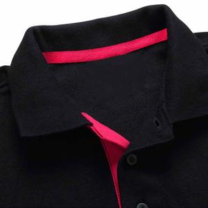 Polo Personalizado 100% Algodón para Hombre con Oso, Manga Corta y Suéter con Patrón Sólido - Product Image 2