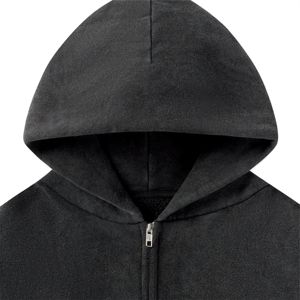 Sudadera con capucha informal con cremallera para hombres y mujeres con tela transpirable perfecta para ropa informal, deportes al aire libre y descanso - Product Image 3